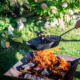Hofleben Kastanien Braten